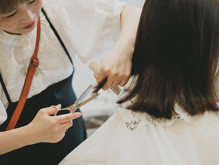 ヘアカット施術イメージ